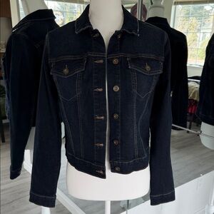 Jessica Simpson Dark Indigo Denim Jacket